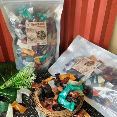 Kẹo Cà Phê Coffee Candy Đài Loan Không Đường Túi 250g
