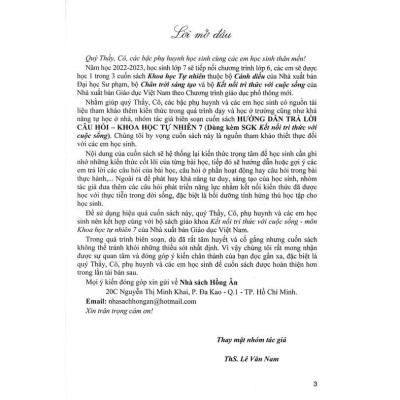 Sách - Hướng Dẫn Trả Lời Câu Hỏi Khoa Học Tự Nhiên Lớp 7 - Bám Sát SGK Kết Nối Tri Thức Với Cuộc Sống - Hồng Ân