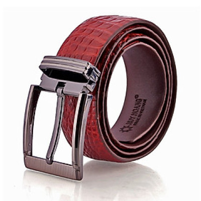  Dây nịt nam da cá sấu Huy Hoàng da bụng 4P nhiều màu HJ94228-29-31-4774-75-76-77-92-4828