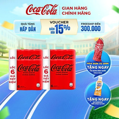 Lốc 24 lon Coca-Cola Zero 320ml/lon_TK