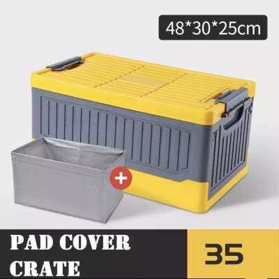 Thùng đựng đồ cốp xe ô tô xe hơi - Thùng đựng đồ ô tô gấp gọn đa năng dung tích 35L, 55L và 75L đa năng cho gia đình