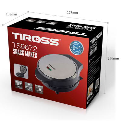 Máy nướng bánh Snack (hình thú) Tiross Tiross TS9672 - Hàng chính hãng