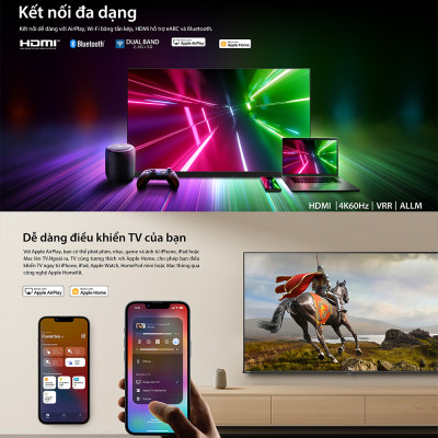 [SP Mới 2025] Smart Tivi Toshiba 55 inch QLED 55M450RP, Giao Hàng Toàn Quốc, Bảo Hành 24 Tháng, Hàng Chính Hãng