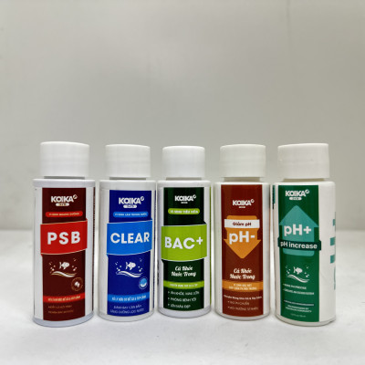 Combo 5 chai ( chai 30ml ) Men vi sinh Koika chuyên dùng cho cá và tép cảnh