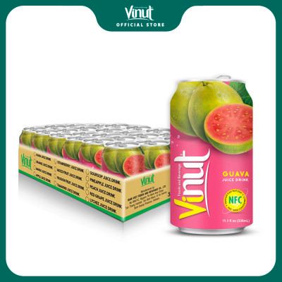 Thùng 24 Lon Nước Ép Ổi Vinut 330ml