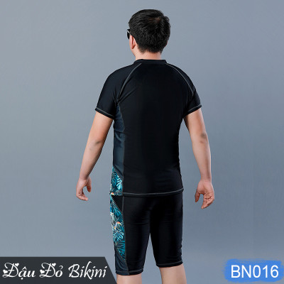 Bộ bơi nam khóa kéo size lớn, quần áo bơi bigsize cho nam giới, chất thun bơi lạnh Hàn dầy dặn, dáng thể thao mạnh mẽ | BN016