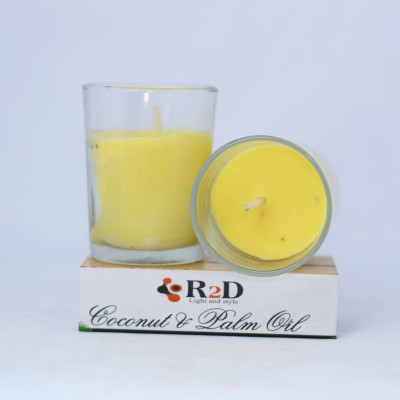 Nến Không Khói Vàng, Nến Thắp Sáng, Đèn Cầy Ly Không Khói [LY 50g], Chính Hãng Từ Shop R2D, Thành Phần Tự Nhiên, Lành Tính.