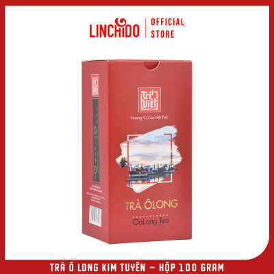 Trà Oolong (Ô long) Kim Tuyên Hộp Giấy 100g - Trà Ô long Trí Việt