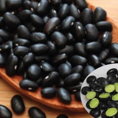 Đậu đen xanh lòng rang mộc - 01kg - (MS) - Đậu đen xanh lòng 100% - hạt nhỏ thuần chủng