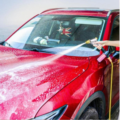  Bộ dây vòi xịt nước rửa xe, tưới cây . tăng áp 3 lần, loại 7m, 10m 206236 đầu đồng,cút đồng,+ tặng mở chai