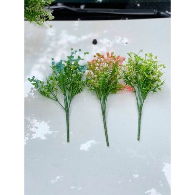 Cụm điểm bi, dài 20cm.Dùng để cắm lọ để bàn, trang trí tường cây giả. Decor nhà cửa, văn phòng