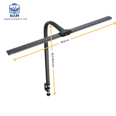 Đèn chiếu sáng kẹp bàn HyperWork Luna HPW-DL01 có núm điều khiển
