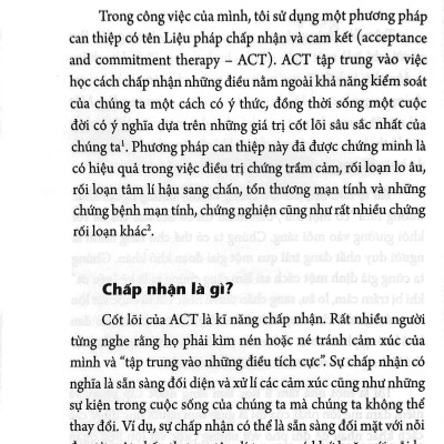 Chấp Nhận Những Điều Không Thể Thay Đổi