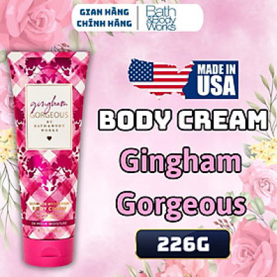 Body Mist Bath And Body Works Nam Nữ Chính Hãng Gingham Gorgeous, Xịt Thơm Body Toàn Thân Hương Nước Hoa 236ml