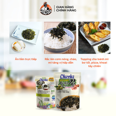 Rong Biển Rắc Oliu BBQ Okenki Ông Chà Và 43g – Hàng chính hãng
