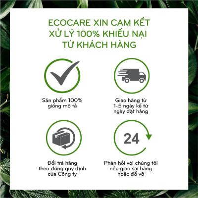 Nước lau sàn Hữu cơ Ecocare đuổi muỗi tinh dầu Quế 4000ml