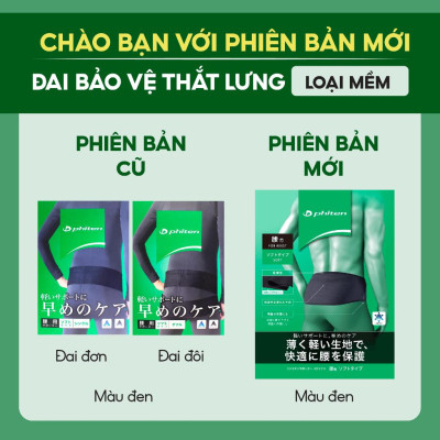 [MỚI] Đai lưng Phiten loại mỏng waist belt supporters metax AP231014/AP231016