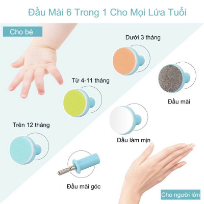 Bộ Máy Cắt Dũa Móng Tay 7 Món Siêu êm An Toàn cho Mẹ và Bé Loại Tốt, TRANG TRÍ NHÀ CỬA, ĐÈN TRANG TRÍ 