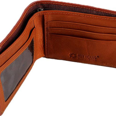 Ví Nam Da Cá Sấu Gù Chân Huy Hoàng HT2754 - Vàng Nghệ