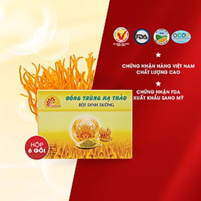 Bột Ngũ Cốc Đông Trùng Hạ Thảo Thiên Ân - (Combo 2 Hộp x 6 Gói)