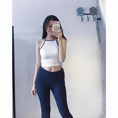 Croptop AGE2X 100% Cotton dưới 50kg mặc vừa