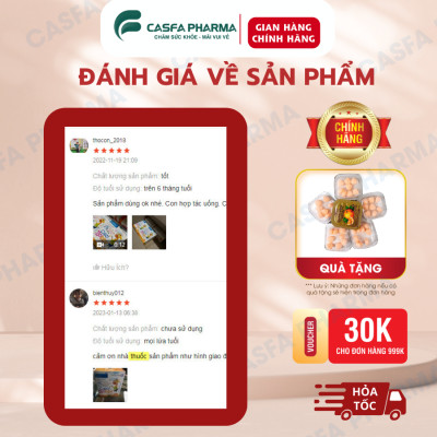 COMBO Cao: 3 Canxi hữu cơ cho bé và 3 Kẽm ZIN C Hanopharco