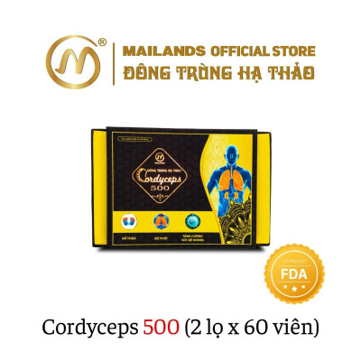 Đông Trùng Hạ Thảo MaiLands Cordyceps 500 (120 viên)