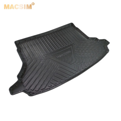 Thảm lót cốp xe ô tô Subaru Forester 2019+ nhãn hiệu Macsim chất liệu TPV cao cấp màu đen