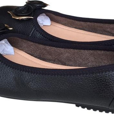 IÀY BÚP BÊ TRƯỜNG HẢI  DA BÒ  MỀM MÀU ĐEN  NƠ XINH SANG TRỌNG MŨI GIÀY TRÒN, ĐẾ MỀM DẺO BÊN CHẮC VÀ THỜI TRANGBB012