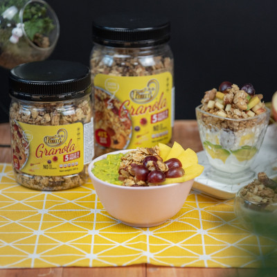 HẠT DINH DƯỠNG NGŨ CỐC GRANOLA FAMINUTS - Hũ Nhựa 470g - Ngũ Cốc Giảm Cân