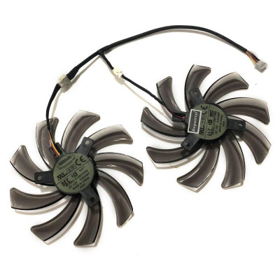 【 Ready stock 】2pcs/set R7 260X GPU Cooler Graphics Card Fan For GIGABYTE R7-260X GV-R726XWF2-2GD Video Cards Cooling