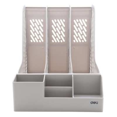 Kệ hồ sơ 3 Ngăn Ráp Liên hoàn với Khay Để Bút Deli Z00112 