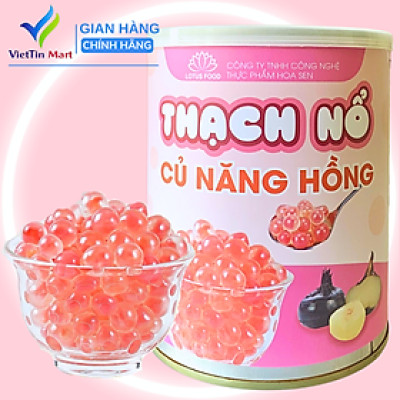 Thạch Nổ Củ Năng Hồng 900g