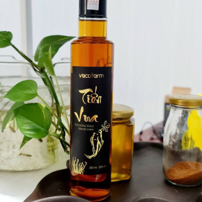 Combo 4 chai Rịu Sâm Đông trùng hạ thảo [MUA 3 TẶNG 1]Rịu Tiến Vua Đông Trùng Hạ Thảo Vacofarm Chai 300ml - Bồi bổ sức khỏe, làm chậm lão hóa
