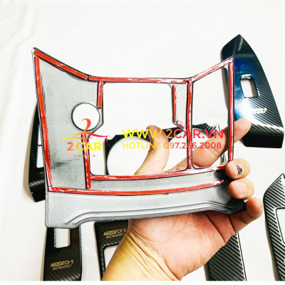 Ốp nội thất Carbon xe Mazda CX5/ Cx-5 2018 2019 2020 2021 2022 vân Cacbon kim loại cao cấp