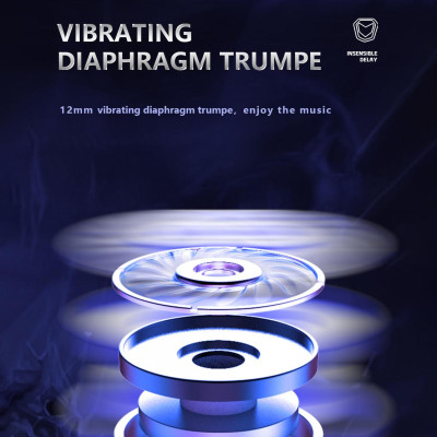 CINCATDY Tai Nghe Gaming True Wireless Earbuds Headphone Bluetooth V5.0 Phiên Bản Nâng Cấp Headset MD188