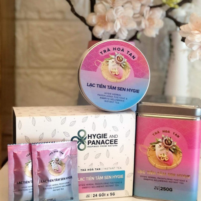Trà Thảo Dược Lạc Tiên Tâm Sen Hygie Thanh Nhiệt Giải Độc, Giảm Căng Thẳng, Hỗ Trợ Chứng Mất Ngủ, Suy Nhược Cơ Thể