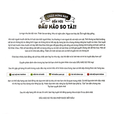 Đấu Não So Tài - Khoa Học Đẳng Sau Não Bộ Muôn Loài