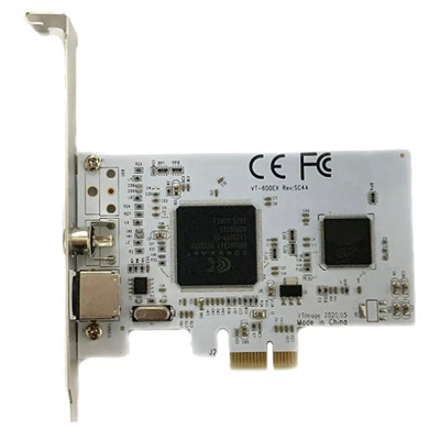 SOAIY Card Chuyển Đổi PCI-E PCI Express To SVHS AV S-Video (Trắng) - Hàng Nhập Khẩu