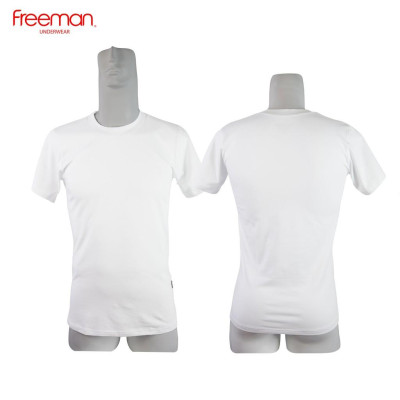 Áo thun nam ngắn tay không cổ cotton thoáng mát FREEMAN TSF317 [Combo 2]