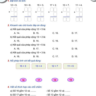 Bài Tập Nâng Cao Toán 1 (Biên Soạn Theo Chương Trình Mới) Tập 2