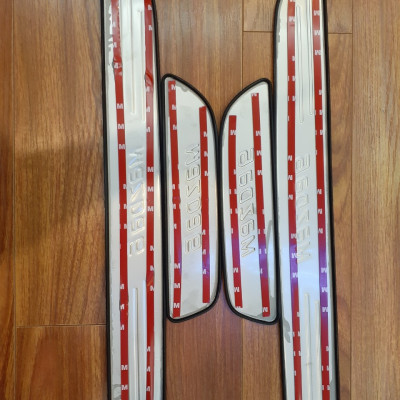  Bộ Ốp bậc cửa, Nẹp bước chân INOX sus 304 dành cho xe Mazda 6 - Bên ngoài