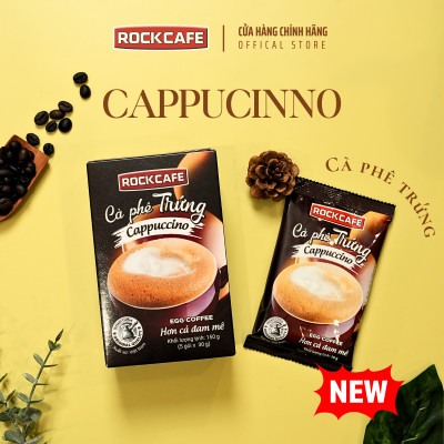 [CB] 4 HỘP CAPPUCCINO: MUỐI + TRỨNG + DỪA + SẦU RIÊNG (5 gói x 30 gram)