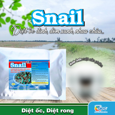 SNAIL – Xử lý ốc đinh, dòm xanh, hến, trong môi trường ao nuôi tôm cá