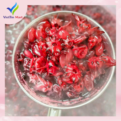 Hoa Atiso Đỏ Ngâm Đường Phèn 1kg VietTin Mart