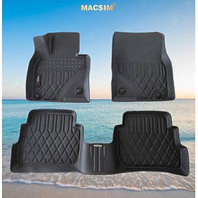 Thảm lót sàn xe ô tô Mazda CX5 2012-đến nay Nhãn hiệu Macsim chất liệu nhựa TPE cao cấp màu đen