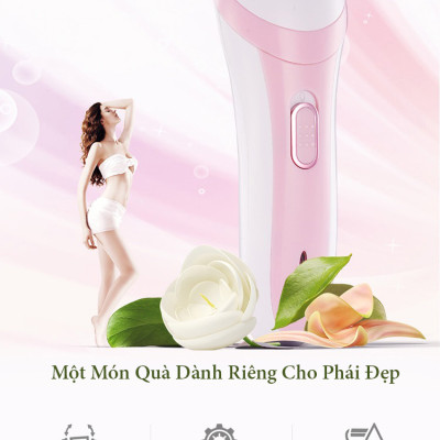 Máy Cạo Lông Mu, VùngKín Bikini Cạo Lông Mặt Tỉa Lông Mày, Máy Cạo Lông Wax Lông Tẩy Lông Nách Cắt Tỉa Lông Mũi Đa Năng Hàng Chính Hãng