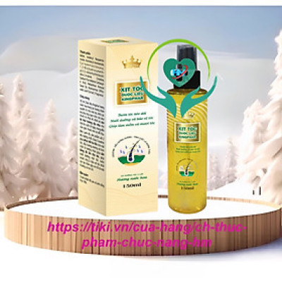 Xịt thơm tóc Dược liệu Kingphar, chai 150ml, dưỡng ẩm, bảo vệ tóc