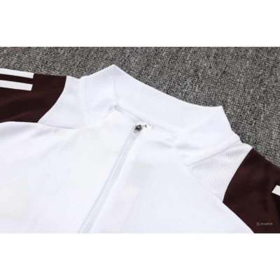 Bộ Quần Áo Thể Thao Nỉ Bayern Munich - Trắng Đỏ bản nhập Trung cao cấp