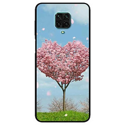 Ốp lưng dành cho Xiaomi Redmi 9s - 9 Pro - 9 Promax mẫu Cây Đào Tim